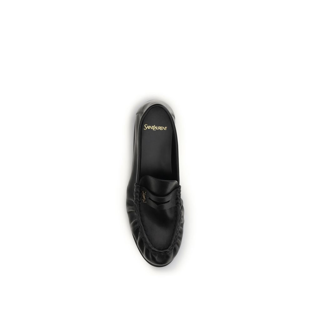 Saint Laurent Black Le Loafers