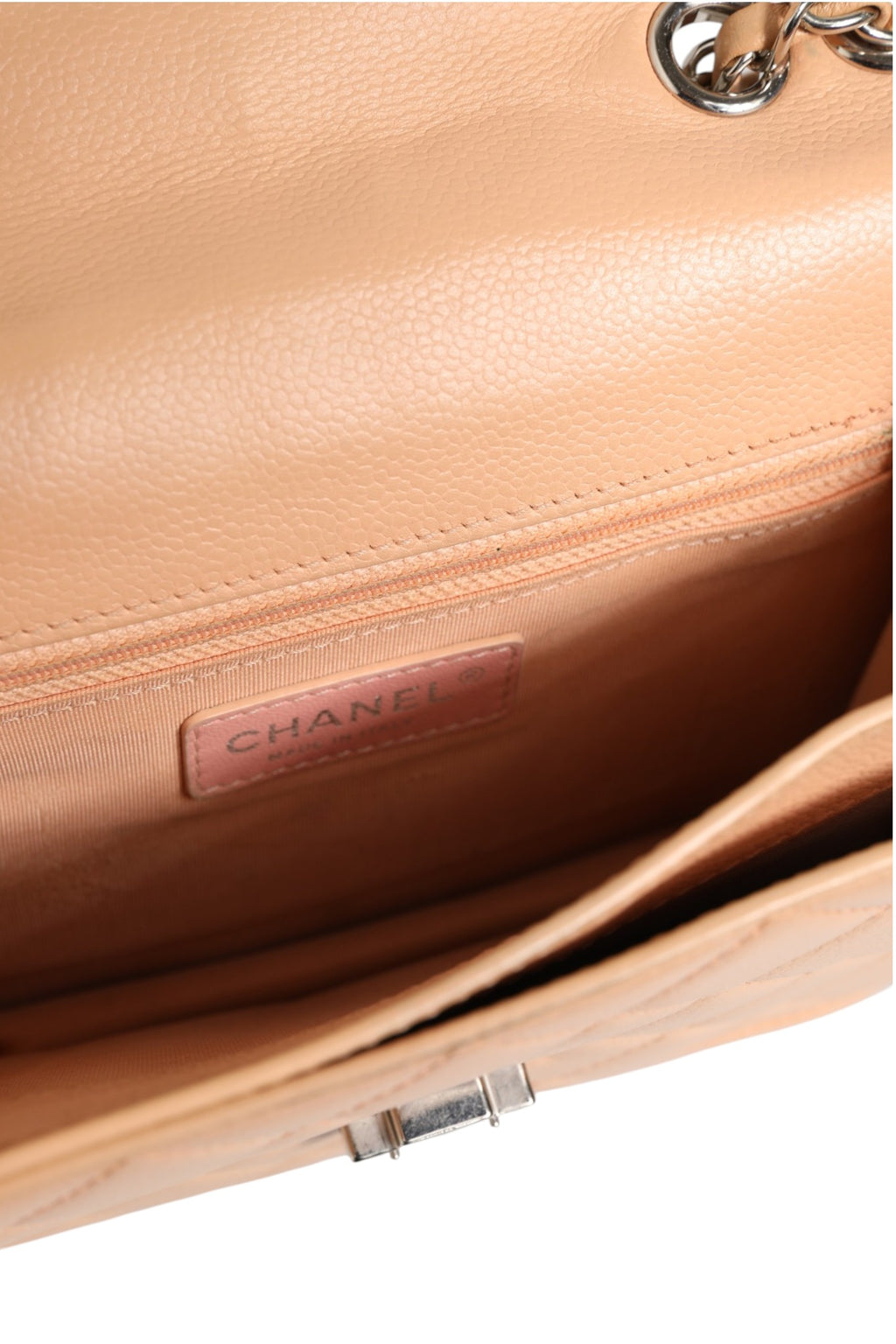 Goatskin Quilted Small CC Box Flap Bag