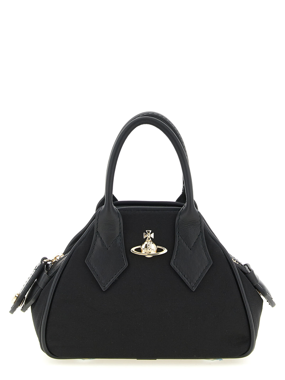 Black Viscose Handbag