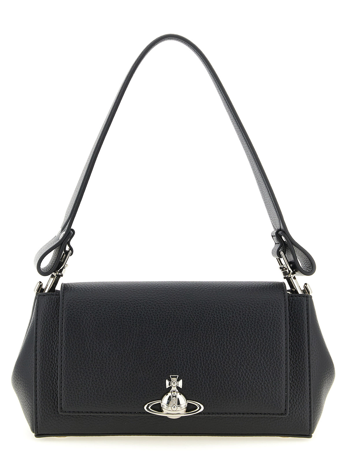 Black Polyethylene Shoulder Bag
