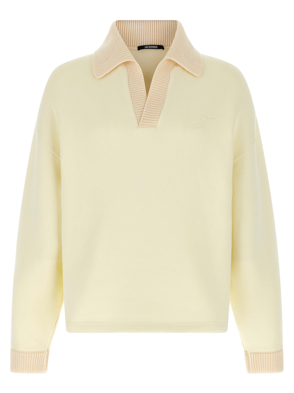 Beige Cotton Sweatshirt
