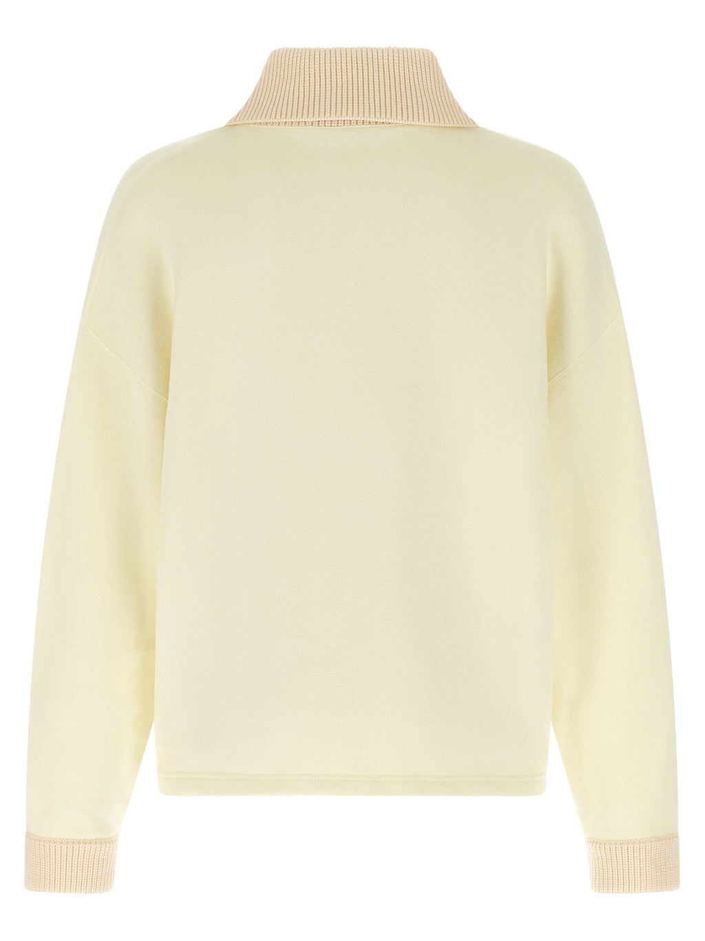 Beige Cotton Sweatshirt