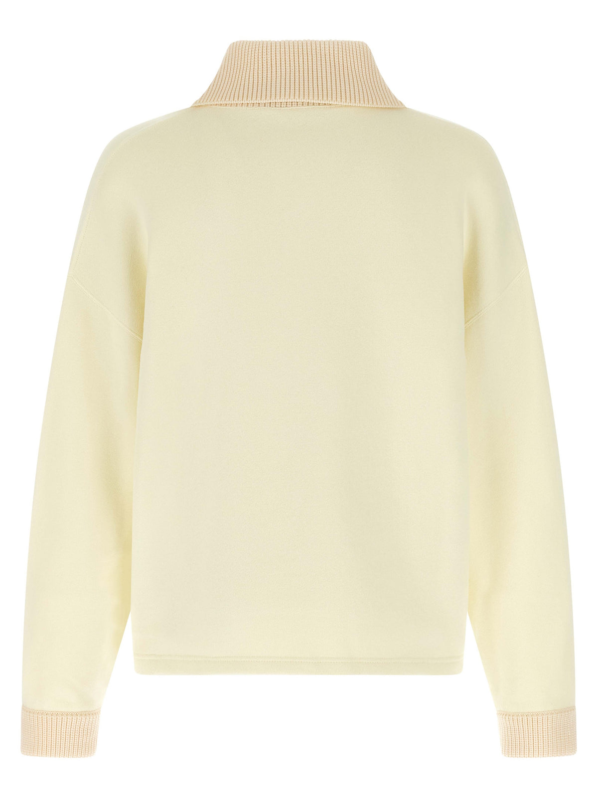 Beige Cotton Sweatshirt