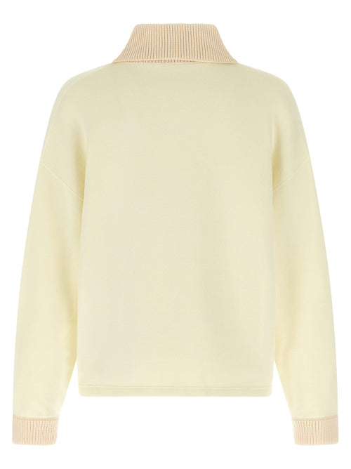 Beige Cotton Sweatshirt
