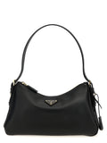 Black Calfskin Shoulder Bag