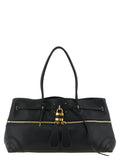 Black Lamb Leather Shoulder Bag